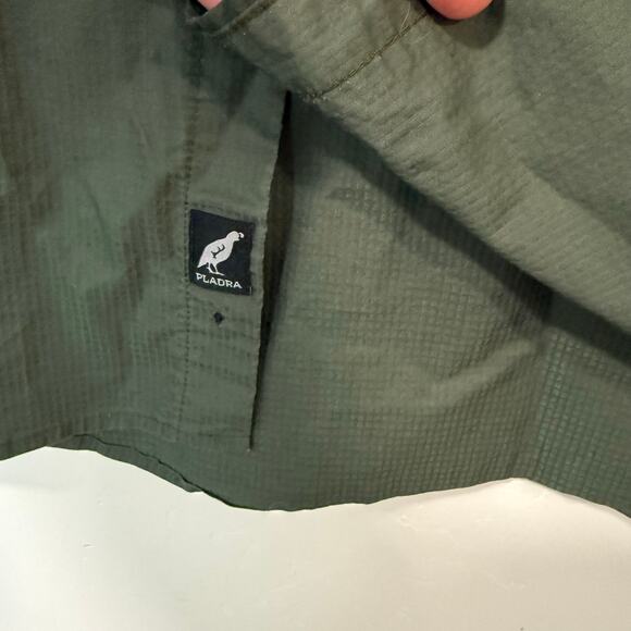 Pladra Men's Yuba Fishing Shirt Button Front Green XL Ripstop UPF Trail Outdoor - Picture 9 of 9